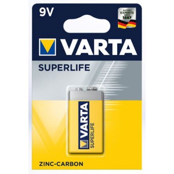 Батарейка VARTA Superlife E-Block 9V - 6F22P (1 шт) (2022) - Metoo (1)