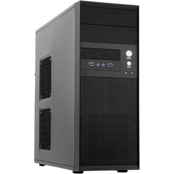 Компьютерный корпус Chieftec Mesh CQ-01B-U3-OP Black без Б/<wbr>П - Metoo (1)