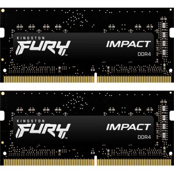 Комплект модулей памяти Kingston Fury Impact KF432S20IBK2/<wbr>16 DDR4 16GB (Kit 2x8GB) 3200MHz - Metoo (2)