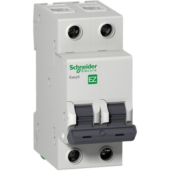 Автоматический выключатель Schneider Electric EZ9F34210 EASY 9 2П 10А С 4.5кА 230В - Metoo (1)