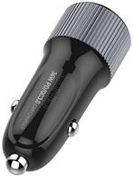 Автомобильное зарядное устройство LDNIO C510Q 2*USB（A,C) Type-C Чёрный