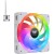 Кулер для компьютерного корпуса Thermaltake SWAFAN EX12 RGB PC Cooling Fan White (3-Fan Pack) - Metoo (1)