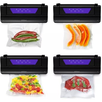 Вакууматор Kitfort КТ-1528-1 черно-фиолетовый - Metoo (2)