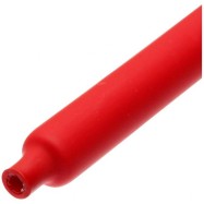 Трубка термоусаживаемая Deluxe 12/6 красная (100 м в упаковке)