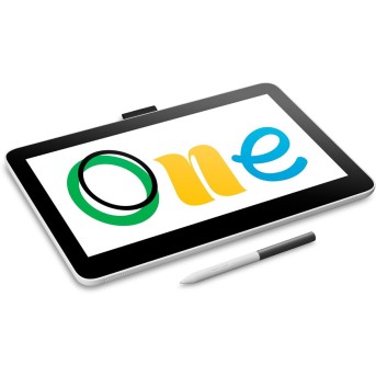 Графический планшет Wacom One 13 Touch pen display (DTH134W0B) Чёрный - Metoo (2)