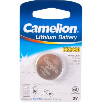 Батарейка CAMELION Lithium CR2430-BP1 - Metoo (1)