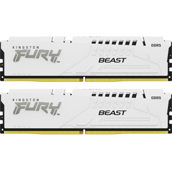 Комплект модулей памяти Kingston FURY Beast White EXPO KF552C36BWEK2-32 DDR5 32GB (Kit 2x16GB) 5200M - Metoo (2)