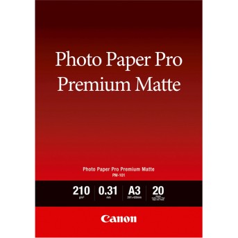 Матовая фотобумага Canon Pro Premium Matte PM-101 A3, 20 шт. - Metoo (1)