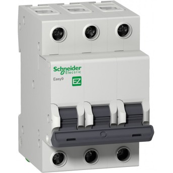 Автоматический выключатель Schneider Electric EZ9F34306 EASY 9 3П 6А С 4.5кА 400В - Metoo (1)