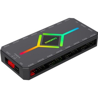 Контроллер подсветки Gamemax V4.0 ARGB+PWM HUB BK (12В) в Metoo.kz - Metoo (2)