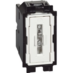 Выключатель кнопочный Bticino K4005 Living Now 10А 1 модуль винтовые клеммы