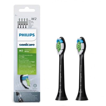 Стандартные насадки для звуковой зубной щетки Philips Sonicare Optimal White HX6062/<wbr>13 2шт - Metoo (2)