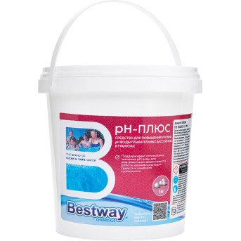 Химия для бассейна Bestway Chemicals pH-плюс гранулы 1кг. B1909204 - Metoo (1)