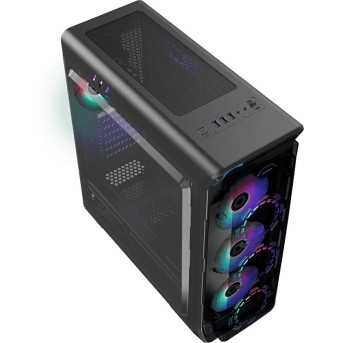 Компьютерный корпус Gamemax Starlight FRGB Black без Б/<wbr>П - Metoo (3)