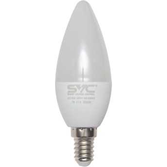 Эл. лампа светодиодная SVC LED C35-7W-E14-3000K, Тёплый - Metoo (1)