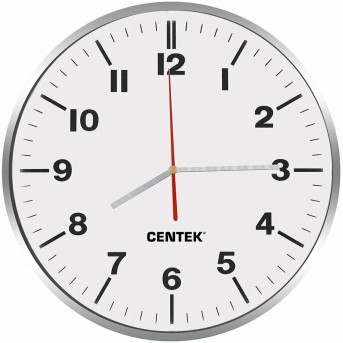 Часы настенные Centek СТ-7100 White - Metoo (1)