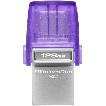 USB-накопитель Kingston DTDUO3CG3/<wbr>128GB 128GB Фиолетовый - Metoo (2)