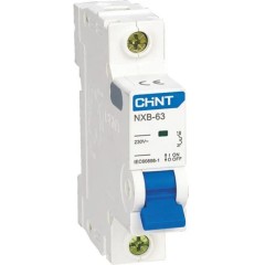 Автоматический выключатель CHINT NXB-63S 1P 25A B 4,5kA