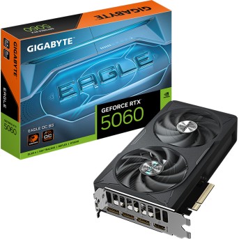 Видеокарта Gigabyte (GV-N5060EAGLE OC-8GD) RTX5060 EAGLE OC 8G - Metoo (3)