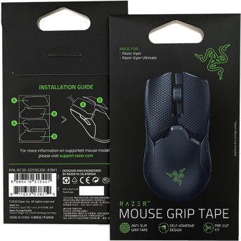 Противоскользящие наклейки для компьютерной мыши Razer Mouse Grip Tape Viper/<wbr>Viper Ultimate - Metoo (2)