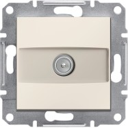 Розетка TV SE EPH3270123 Asfora оконечная механизм кремовый