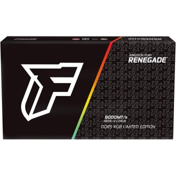 Комплект модулей памяти Kingston FURY Renegade RGB KF580C36RLAK2-48 DDR5 48GB (Kit 2x24GB) - Metoo (3)