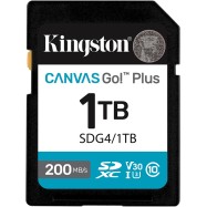 Карта памяти Kingston SDG4/1TB Canvas Go Plus Gen4 C10 UHS-I U3 V30 1TB