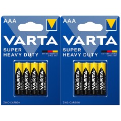 Батарейка VARTA Superlife (Super Heavy Duty) Micro 1.5V - R03P/<wbr>AAA 8 шт. в блистере