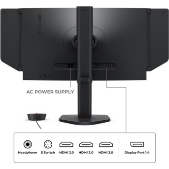 Монитор 24.1" ZOWIE XL2566X+ Dark Grey - Metoo (3)