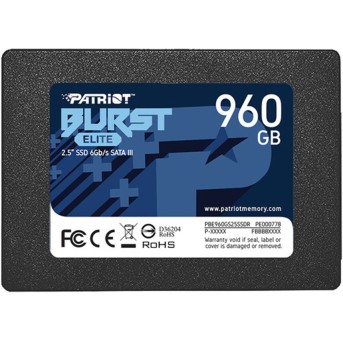 Твердотельный накопитель SSD Patriot Burst Elite 960GB SATA - Metoo (1)