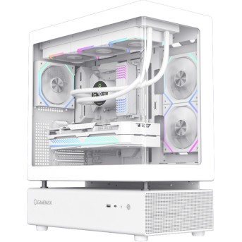 Компьютерный корпус Gamemax N80 WH White без Б/<wbr>П - Metoo (1)