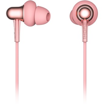 Наушники 1More Stylish Dual-dynamic Driver In-Ear Headphones E1025 Розовый - Metoo (1)