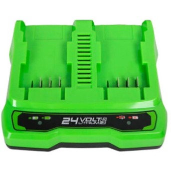 Зарядное устройство для 2-х аккумуляторов Greenworks G24X2UC2 24V - Metoo (2)