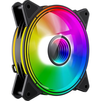 Кулер для компьютерного корпуса Gamemax FN 12Rainbow Q Infinity - Metoo (1)