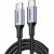 Интерфейсный кабель Ugreen US316/<wbr>70427 USB-C на USB-C 100W 1 м Чёрный - Metoo (2)