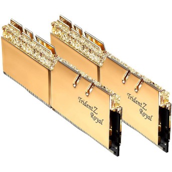 Комплект модулей памяти G.SKILL TridentZ Royal F4-4400C18D-16GTRGC DDR4 16GB (Kit 2x8GB) 4400MHz - Metoo (2)