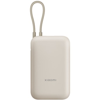 Портативный внешний аккумулятор Xiaomi Power Bank 10000mAh (Integrated Cable) Tan GL - Metoo (1)