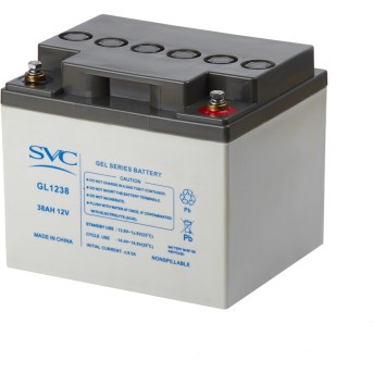 Аккумуляторная батарея SVC GL1238 12В 38 Ач (195*165*178) - Metoo (1)