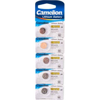 Батарейка CAMELION Lithium CR1216-BP5 - Metoo (1)