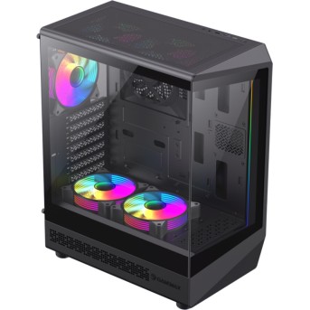 Компьютерный корпус Gamemax Vista COC AB Black без Б/<wbr>П - Metoo (3)