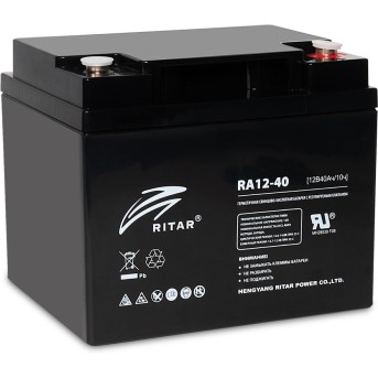 Аккумуляторная батарея Ritar RA12-40 12В 40 Ач - Metoo (1)