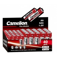Батарейка CAMELION Plus Alkaline 20LR6+20LR03-SP4-CB 40 шт. в упак.