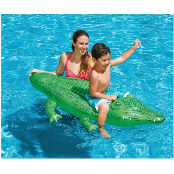 Надувная игрушка Intex 58546NP в форме крокодила - Metoo (2)