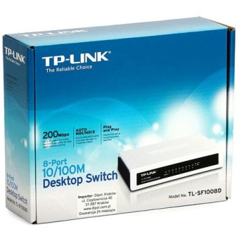 Коммутатор TP-Link TL-SF1008D - Metoo (3)