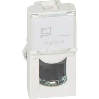 Розетка 1xRJ45 Cat.5 Legrand Mosaic - Metoo (1)