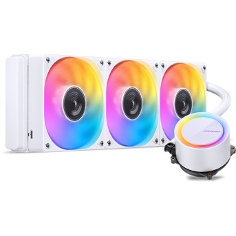 Кулер с водяным охлаждением Jonsbo TG-360 White - Metoo (3)