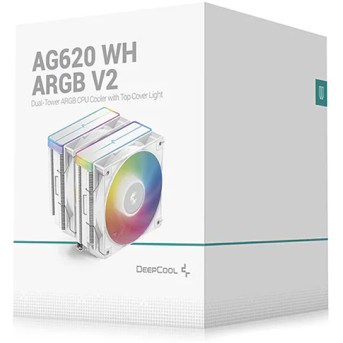 Кулер для процессора Deepcool AG620 WH ARGB V2 - Metoo (3)