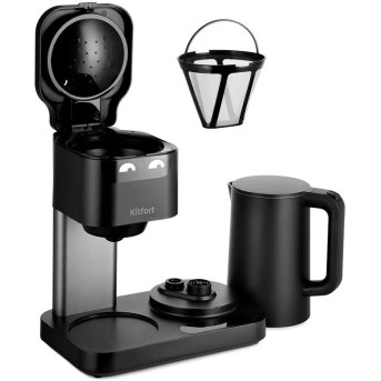 Кофеварка капельная Kitfort КТ-7143 в Metoo.kz - Metoo (3)