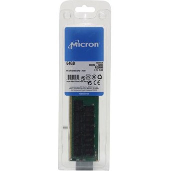 Модуль памяти MICRON MTA36ASF8G72PZ-3G2F1 DDR4 RDIMM 64GB 2Rx4 3200 CL22 (16Gbit) - Metoo (3)