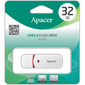 USB-накопитель Apacer AH333 32GB Белый в Metoo.kz - Metoo (3)